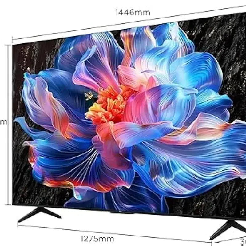 شاشه تى سى ال 55بوصه سمارت جوجل 4K بدون فريم 55P6K