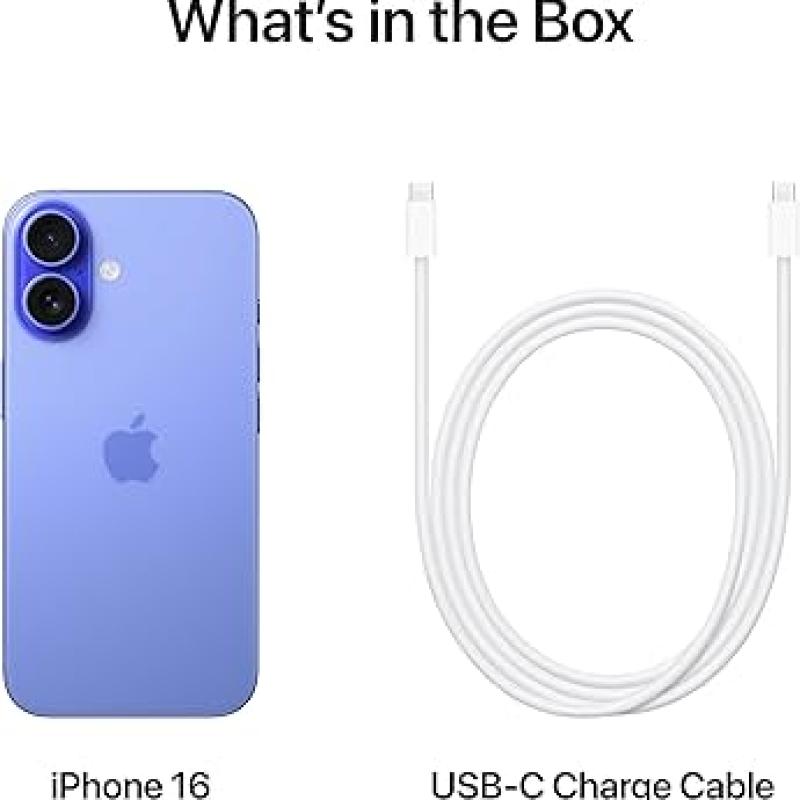 Apple iPhone 16 - 128GB/8GB - (EN) - Single Sim - Ultramarine