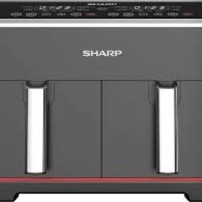 قلايه شارب 8لتر 1800وات ديجيتال ستانلس 2درج KFDF80RTEK2