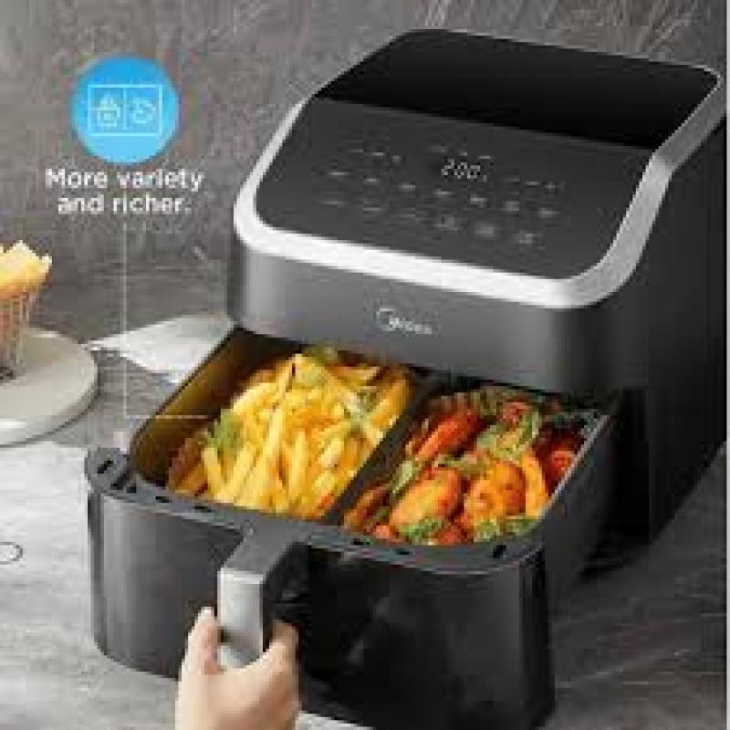 قلايه ميديا 9 لتر ديجيتال اسود MF CY85WK