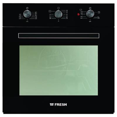 فرن فريش 60سم غاز شوايه كهربا اسود روستيك 2مروحه هيدروليك كودGEOFR60CMB 10344