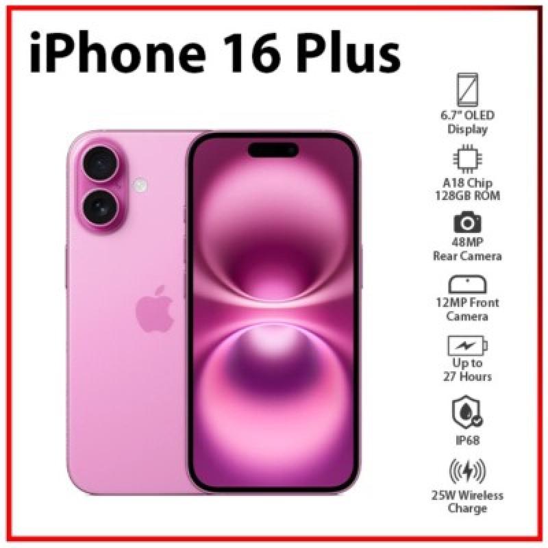 Apple iPhone 16 - 128GB/8GB - Pink