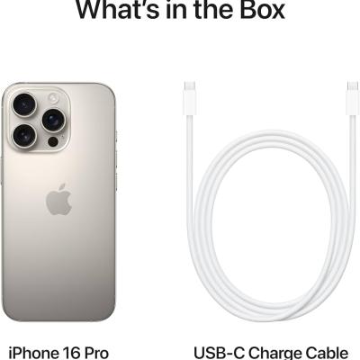 Apple iPhone 16 Pro - 1TB/8GB - Natural Titanium (ضمان محلي 24 شهر)