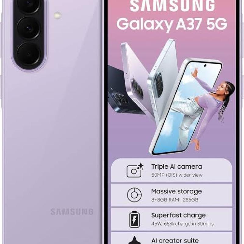 Samsung Galaxy A37 (5G) - 256GB/8GB - Awesome Lavender