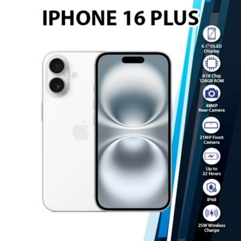Apple iPhone 16 Plus - 128GB/8GB - White